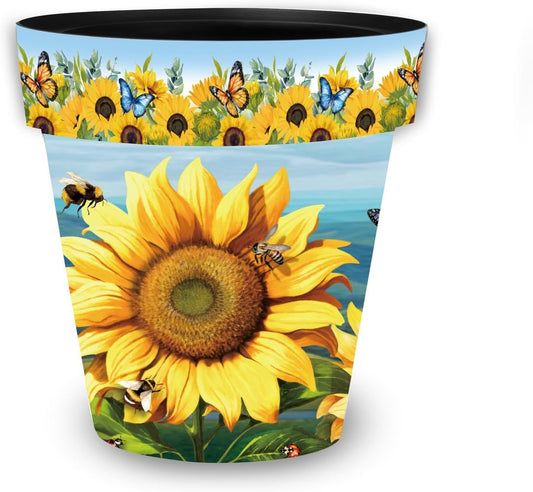 Briarwood Lane Sunflower Dance Medium Planter-VerdiqueGarden