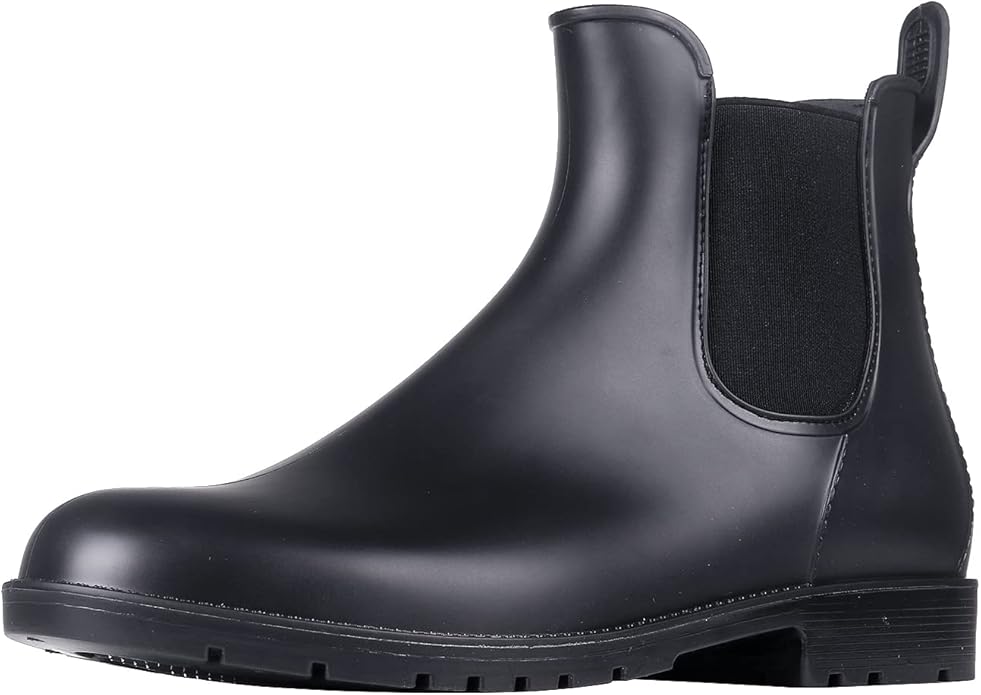 Asgard Women's Ankle Rain Boots Waterproof Chelsea Boots-VerdiqueGarden