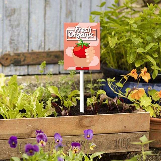 Eveokoki Aluminum Seed & Plant Labels - Plant Markes for Seedlings-Plant Tags for Pots - Garden Signs for Vegetable - Durable Markers for Plants Outdoor Waterproof - Garden Decor for Farmhouse-VerdiqueGarden