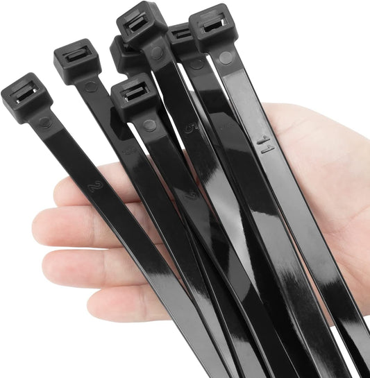 XINGO 36 inch Black Cable Zip Ties Heavy Duty 40 PCS, 250 LBS Ultra Strong Plastic Wire Ties, Large Cable Ties xtra Long Tie Wraps, Indoor and Outdoor UV Resistant-VerdiqueGarden