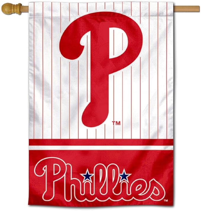 WinCraft Philadelphia Baseball Double Sided House Flag-VerdiqueGarden