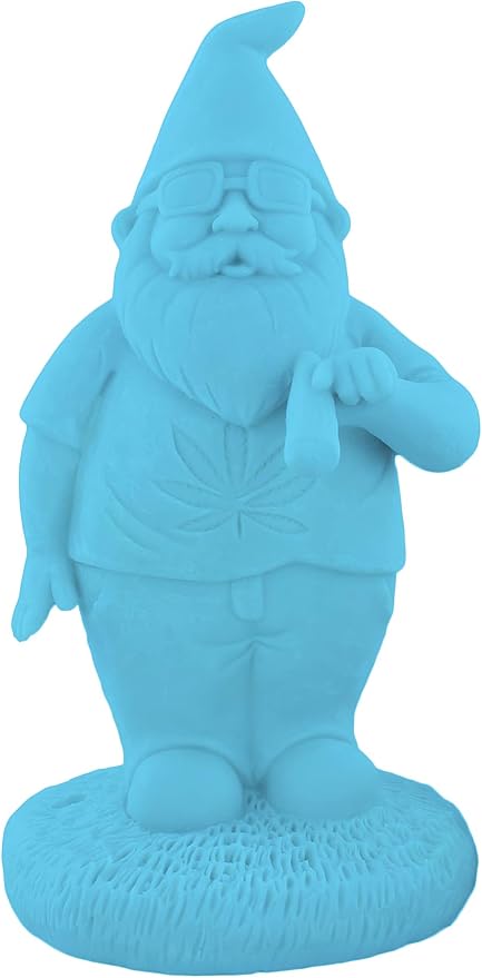 Gnometastic Gnude Gnomes - Unpainted Smoking Gnome, 8.5" Inches - DIY Paint Your Own Gnome - Funny Garden Gnomes to Paint for Adults, Outdoor or Indoor-VerdiqueGarden