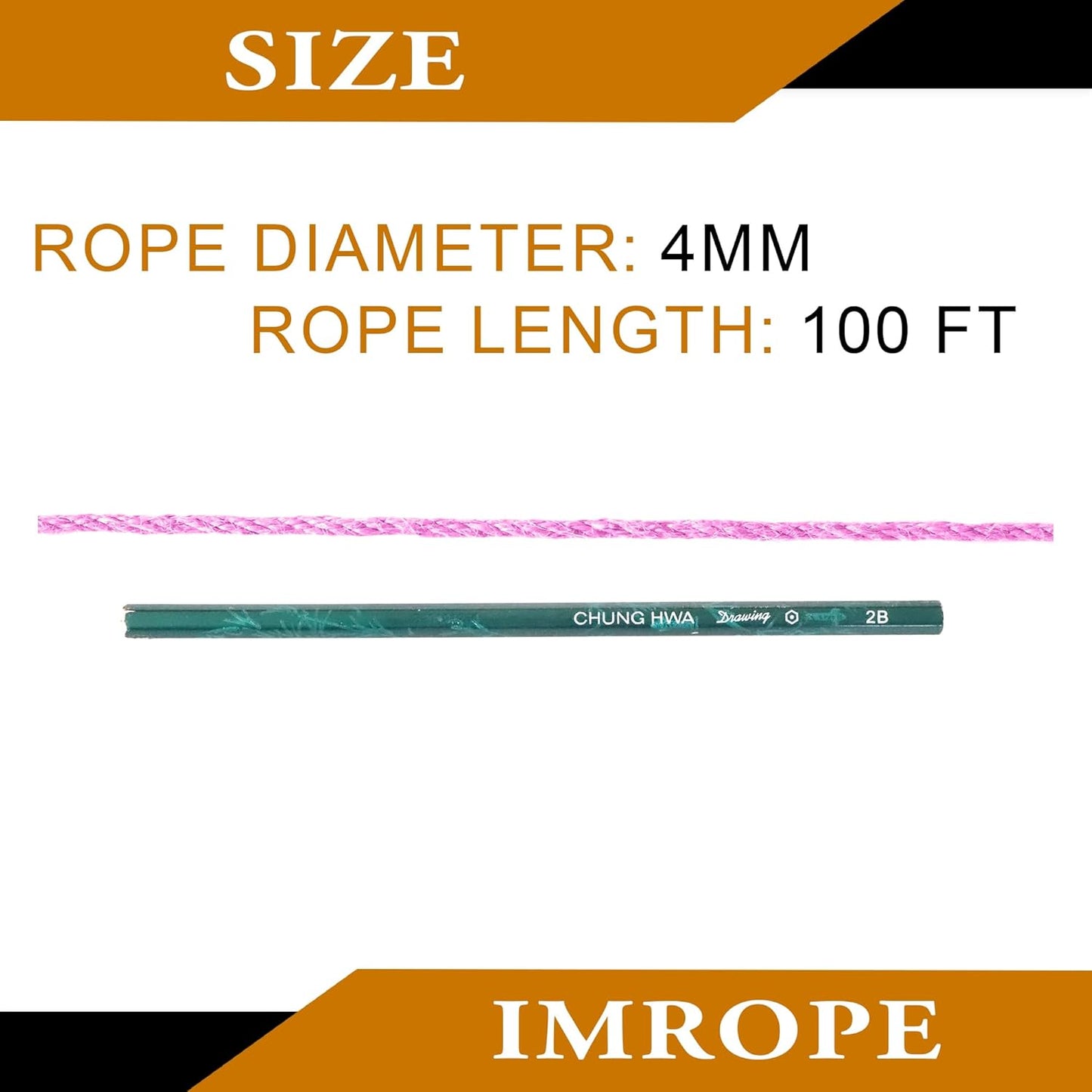 4mm x 100 Feet Pink Jute Rope, Twine for Gardening Tomato Climbing Plant Tie Floristry Crafts Gift Wrapping Packing Decor-VerdiqueGarden