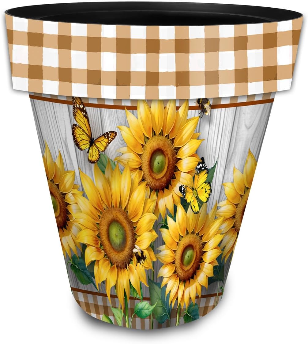 Briarwood Lane Sunflower Duo Large Planter-VerdiqueGarden