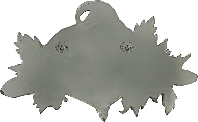 Design Toscano Poison Ivy Forest Witch Greenman Wall Hanging Sculpture, 15.5" Wx2 Dx9.5 H, two tone stone-VerdiqueGarden