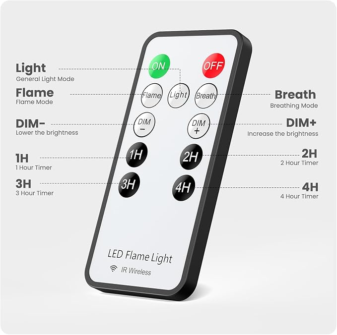 【Upgraded】 LED Flame Lights with Remote & Timer, 4-Mode Rechargeable Battery Operated Flameless Candles, Waterproof Pillar Flickering Lanterns for Room Patio Wedding Halloween Home Decor, Blue-VerdiqueGarden