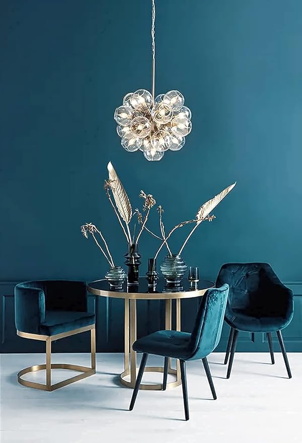 Dimoon 236''x17.7'' Blue Peel and Stick Wallpaper Contact Paper Modern Self Adhesive Wall Paper Removable Renter Friendly Textured Solid Color Shelf Cabinet Vinyl Roll (236''x17.7'',Dark Blue)-VerdiqueGarden