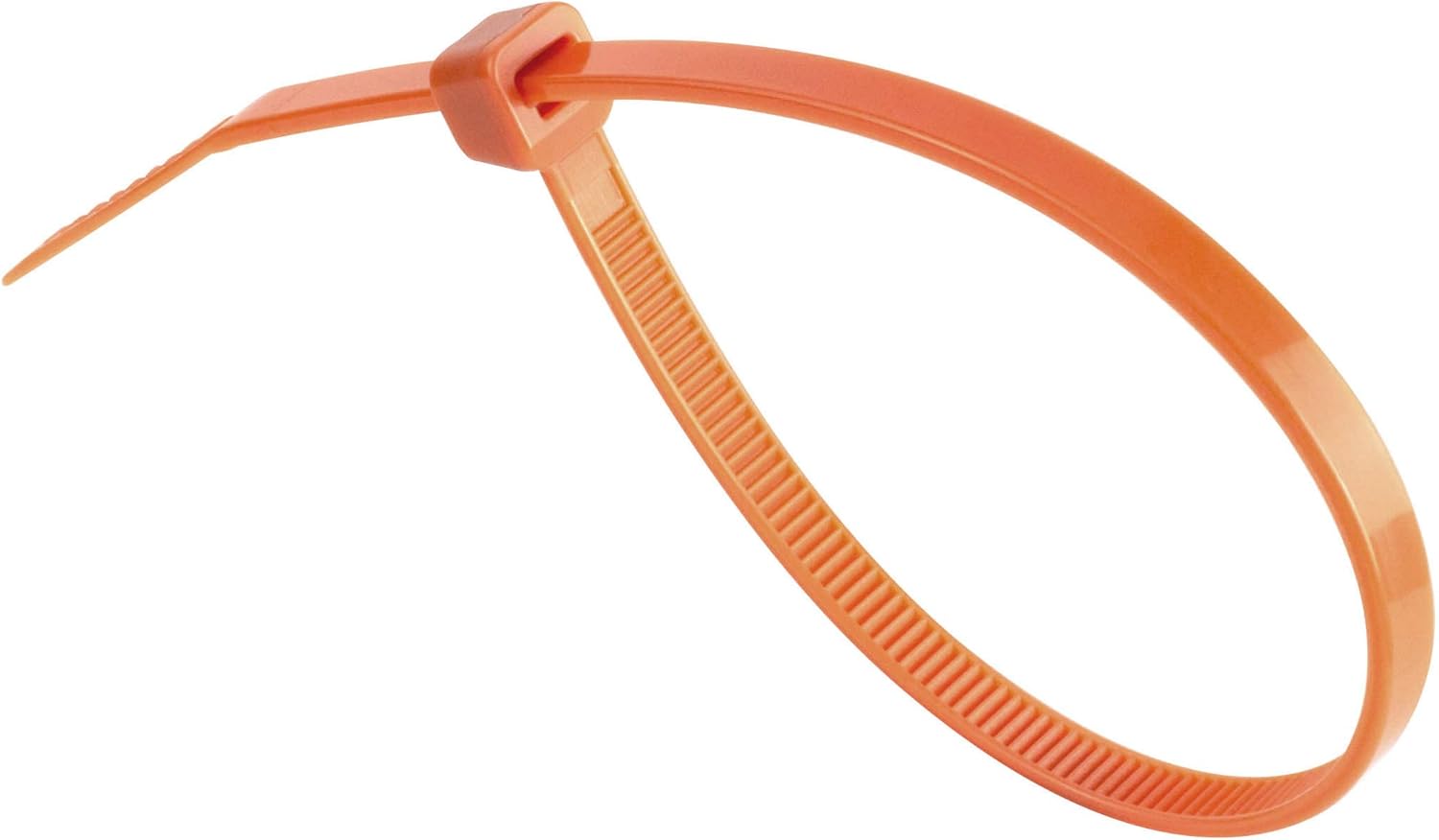 GTSE 8 Inch Orange Zip Ties, 100 Pack, 50lb Strength, UV Resistant Strong Nylon Cable Ties, Self-Locking 8" Tie Wraps-VerdiqueGarden
