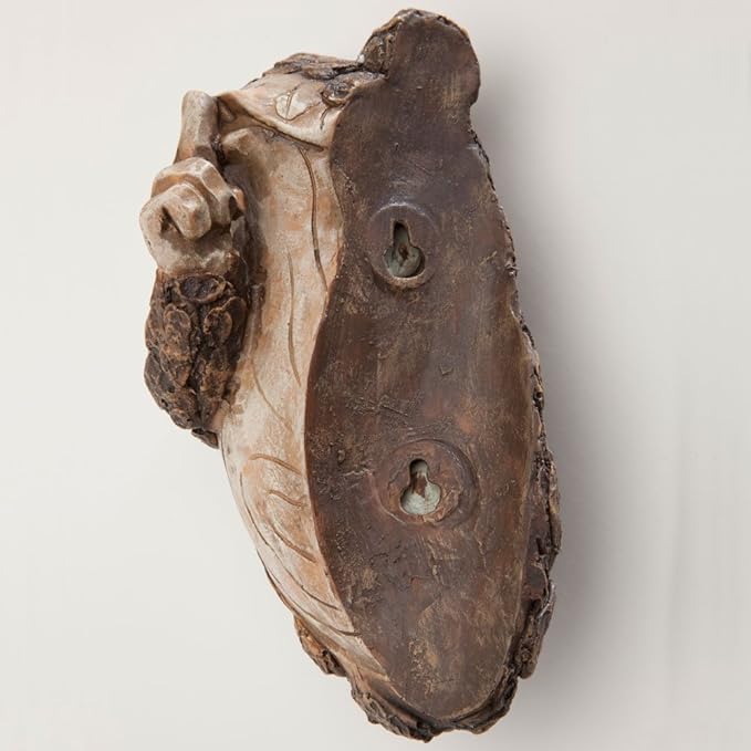 Bits and Pieces – Keep Quiet Frog Tree Peeker - Yard Decorations - Adorable Tree Sculpture - Garden Decoration - Garden Peeker Tree-Hugger Yard Art-VerdiqueGarden