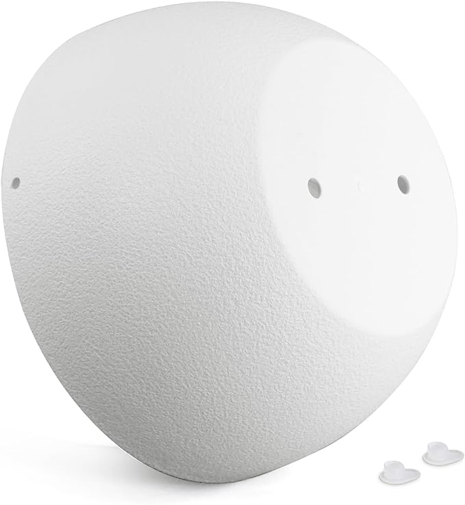 10 inch Hanging Planters for Indoor Outdoor Plants, 2 Pack Hanging Flower Pots with Drainage Holes and Chain for Garden Balcony Porch, Round Plastic Hanging Baskets for House Plants, White-VerdiqueGarden