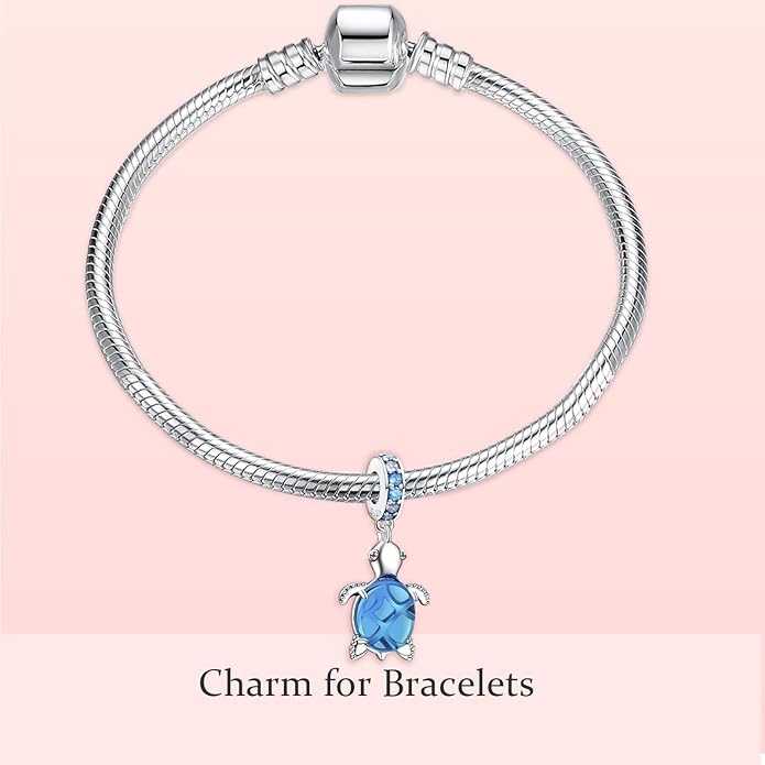 MITSOKU 925 Sterling Silver Charms for Bracelets Necklaces Animal prototype Pendant Safety Chain Dangle Pendants Beads Christmas Day Charms Jewelry Gift for Women