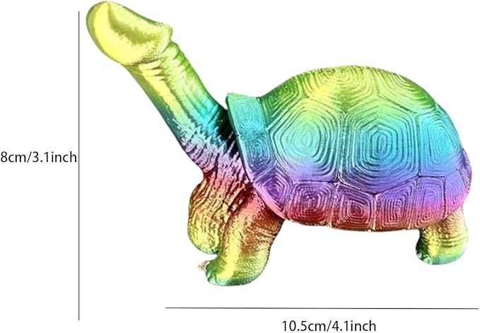 Evil Turtle Penis Outdoor Garden Statues, Funny of Tortoise Sculptures Yard Decorations Lawn Ornaments Decor Inappropriate Weird Gifts for Women Housewarming Mother's Day (Tortoise)-VerdiqueGarden