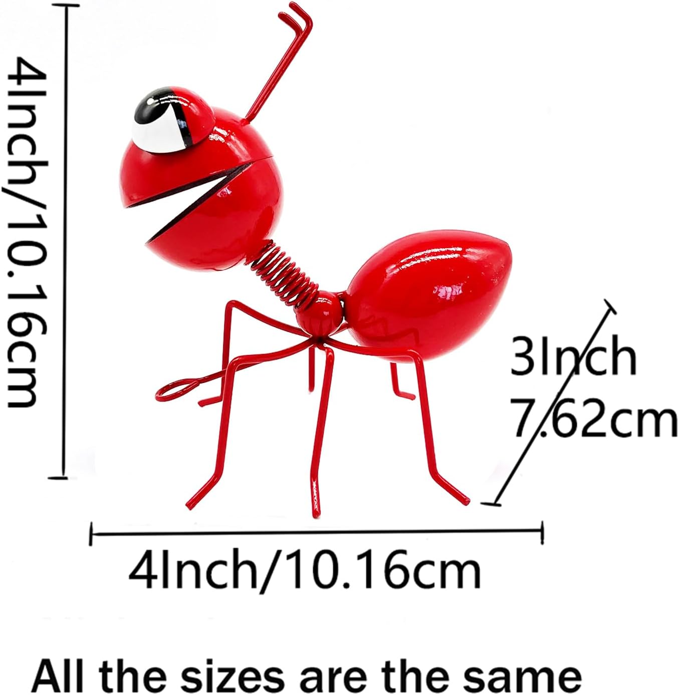 Metal Yard Art Garden Decor for Outside Cute Ants Yard Decorations Outdoor Lawn Ornaments Backyard Gifts for Mom - Set of 6-VerdiqueGarden