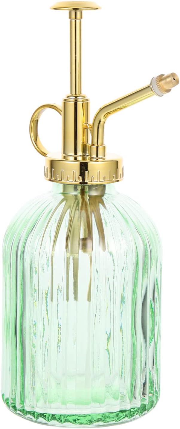 Vintage Glass Watering Bottle Retro Plant Mister with Pump for Indoor and Outdoor Use for Plants Succulents and Bonsai Trees Charming Decoration-VerdiqueGarden