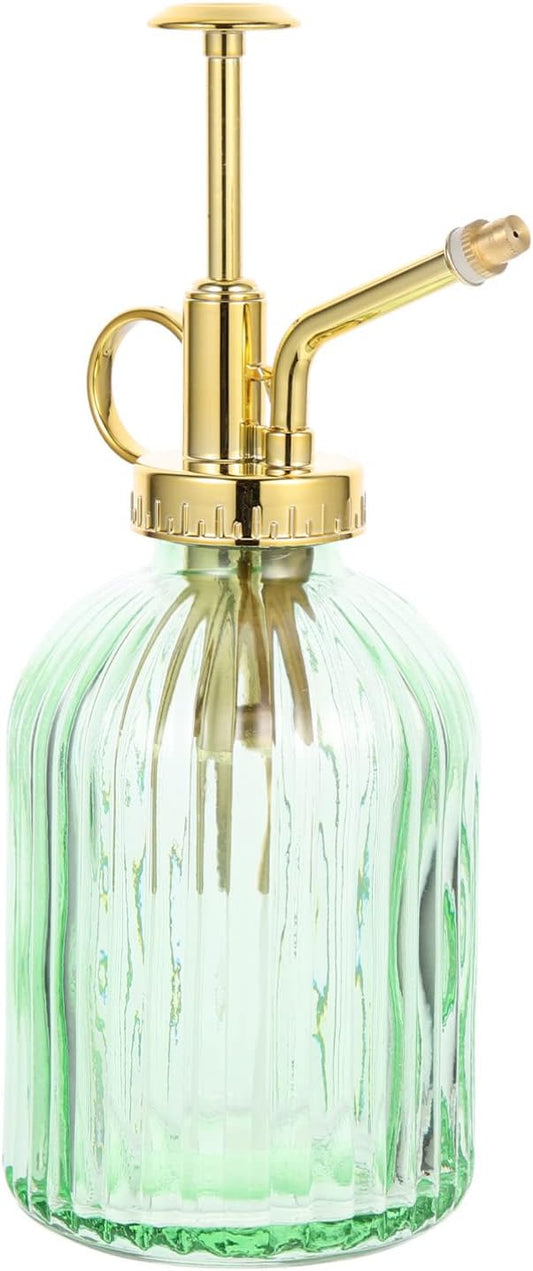 Vintage Glass Watering Bottle Retro Plant Mister with Pump for Indoor and Outdoor Use for Plants Succulents and Bonsai Trees Charming Decoration-VerdiqueGarden