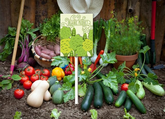 Eveokoki Aluminum Seed & Plant Labels - Plant Markes for Seedlings-Plant Tags for Pots - Garden Signs for Vegetable - Durable Markers for Plants Outdoor Waterproof - Garden Decor for Farmhouse-VerdiqueGarden