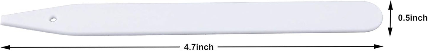 Delatanus 200PCS Plant Labels 4.7inch Plant Markers,White-VerdiqueGarden