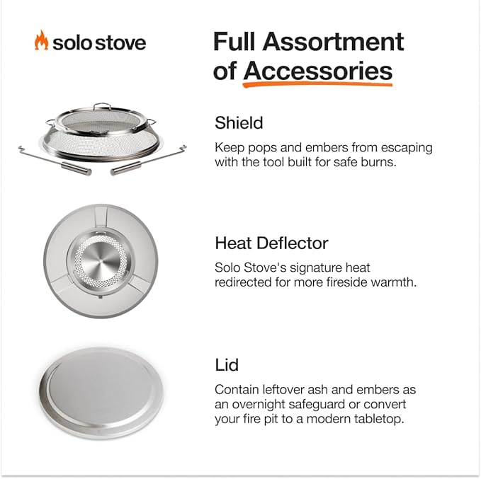 Solo Stove Ranger 2.0 with Stand - 15 Inch Smokeless Portable Fire Pit - Lightweight Outdoor Fireplace with Removable Ash Pan, Stainless Steel, Carry Case Included, Ideal for 2-4 People, 16.5 lbs-VerdiqueGarden