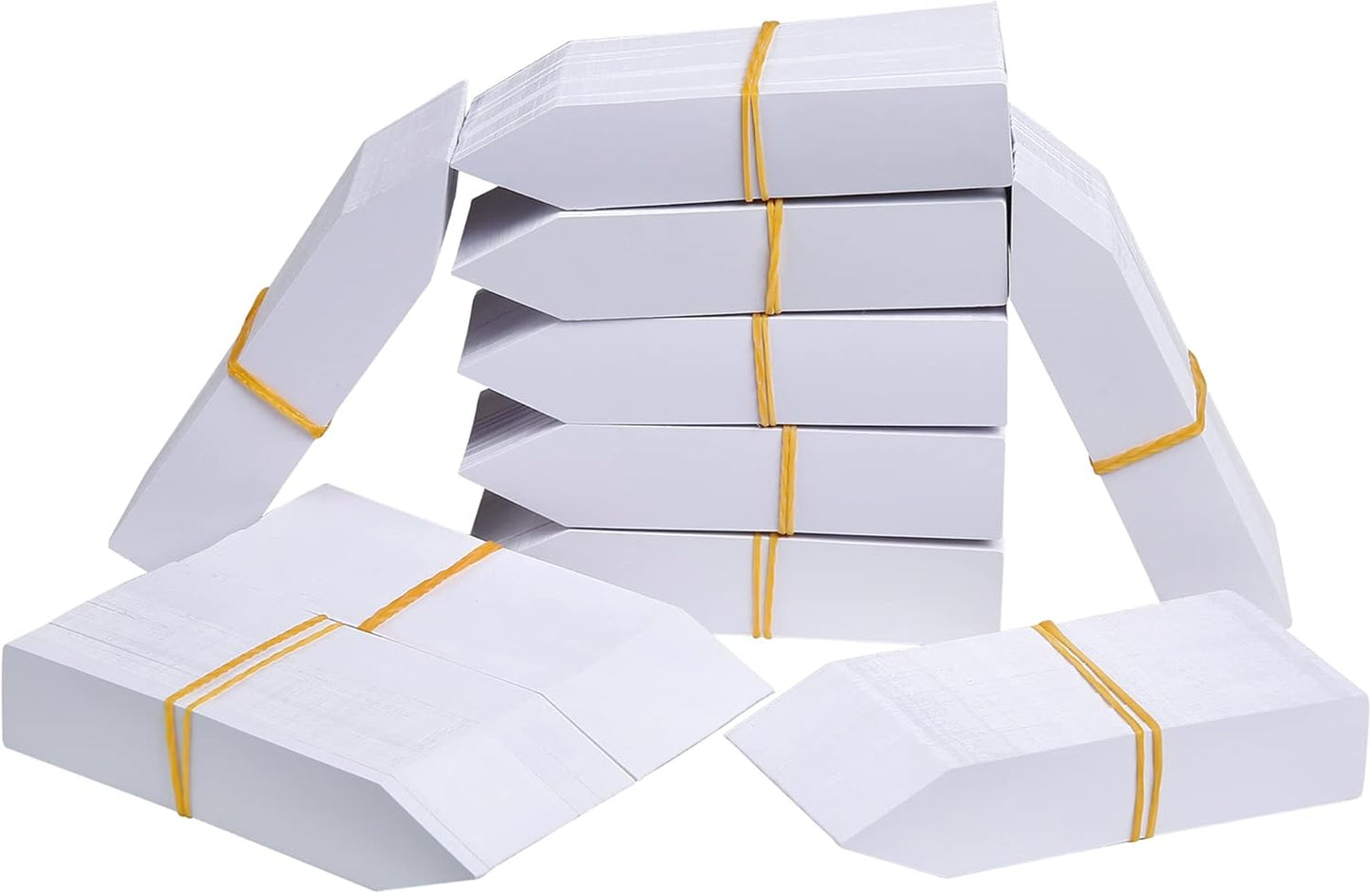 1000 Pcs Plant Tags, 4 Inch Plastic Garden Plant Pot Markers Waterproof Plant Label, White-VerdiqueGarden