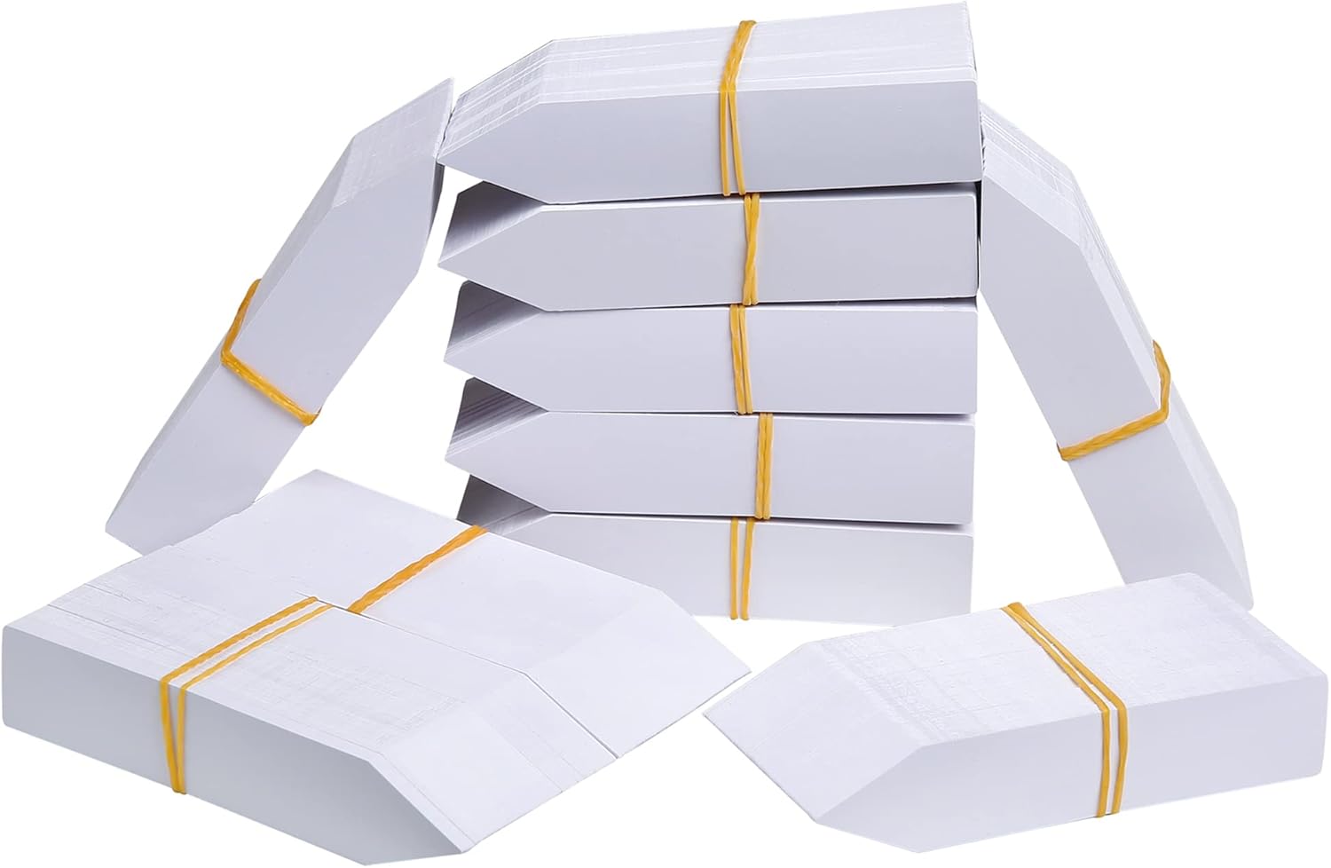 1000 Pcs Plant Tags, 4 Inch Plastic Garden Plant Pot Markers Waterproof Plant Label, White-VerdiqueGarden