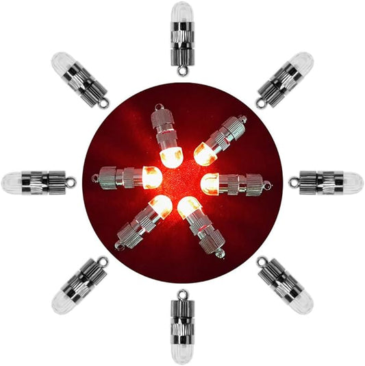 SumDirect Pack of 30 LED Mini Non-Blinking Lights for Paper Lanterns Balloons Floral Wedding Halloween Christmas Party Decoration Centerpieces (30, Red)-VerdiqueGarden