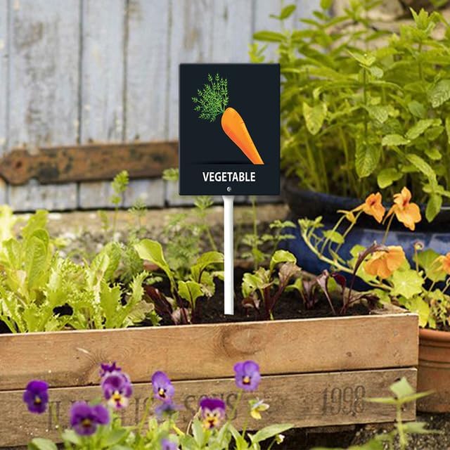 Eveokoki Aluminum Seed & Plant Labels - Plant Markes for Seedlings-Plant Tags for Pots - Garden Signs for Vegetable - Durable Markers for Plants Outdoor Waterproof - Garden Decor for Farmhouse-VerdiqueGarden