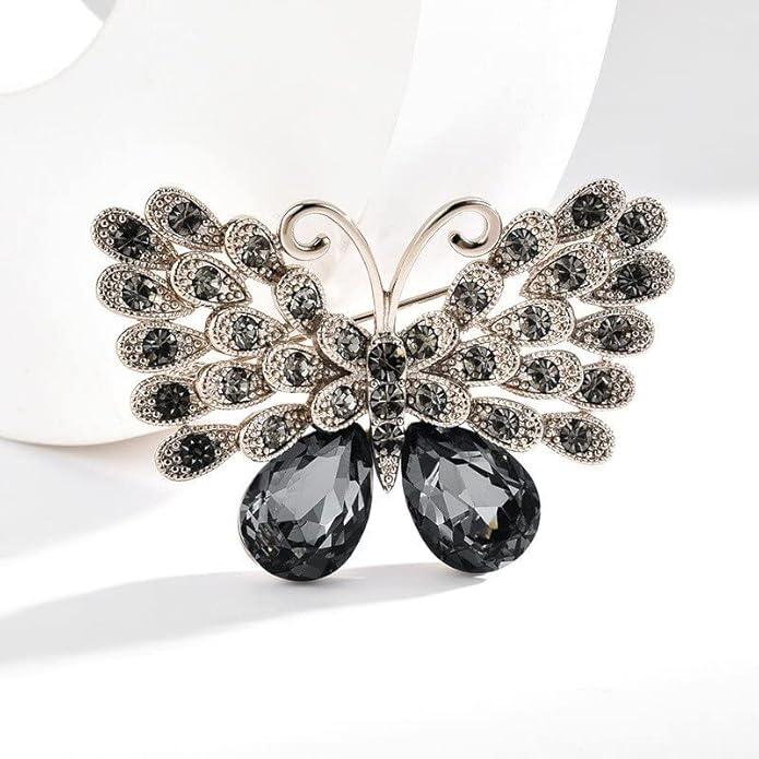 Animal Brooch for Women Girls Rhinestone Animal Brooch Lapel Pin Jewelry Gift for Mom Wife