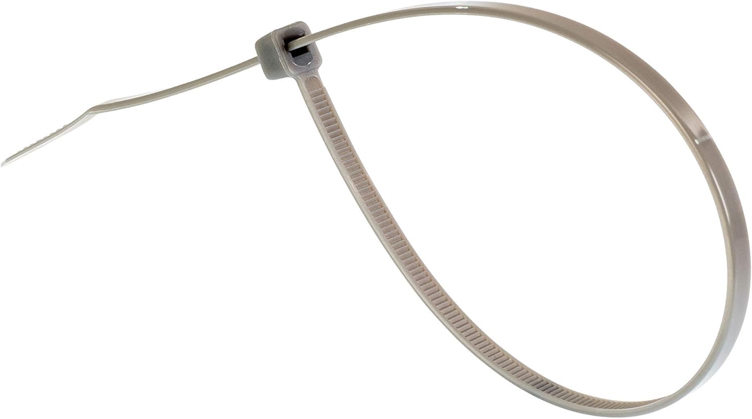 GTSE 14 Inch Silver/Gray Zip Ties, 100 Pack, 50lb Strength, UV Resistant Long Nylon Grey Cable Ties, Self-Locking 14" Tie Wraps-VerdiqueGarden