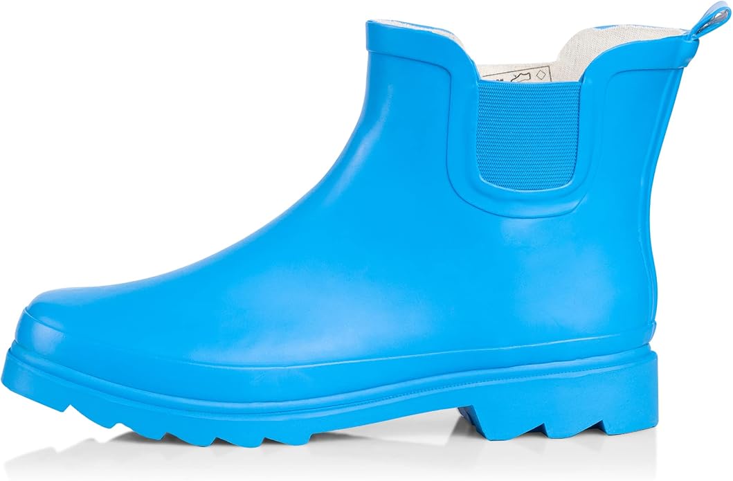 NORTY - Womens Ankle Rain Boots - Ladies Waterproof Winter Spring Garden Boot runs ½ size large-VerdiqueGarden