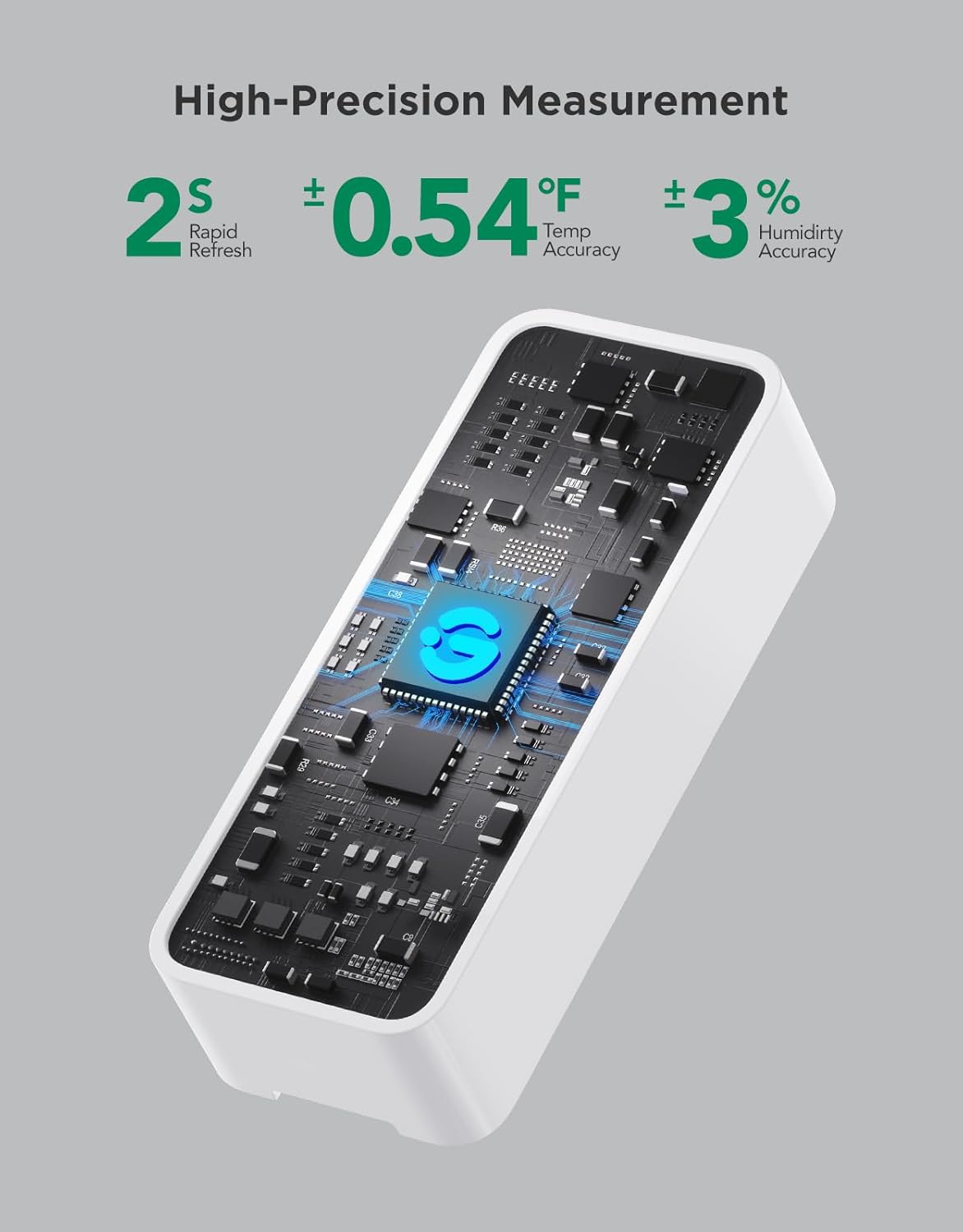 GoveeLife 2.0 WiFi Hygrometer Thermometer 6 Pack, Smart Humidity Temperature Sensor with App Notifications, 2-Year Free Data Storage Export, Temperature Humidity for Bedroom, Wine Cellar, Basements-VerdiqueGarden