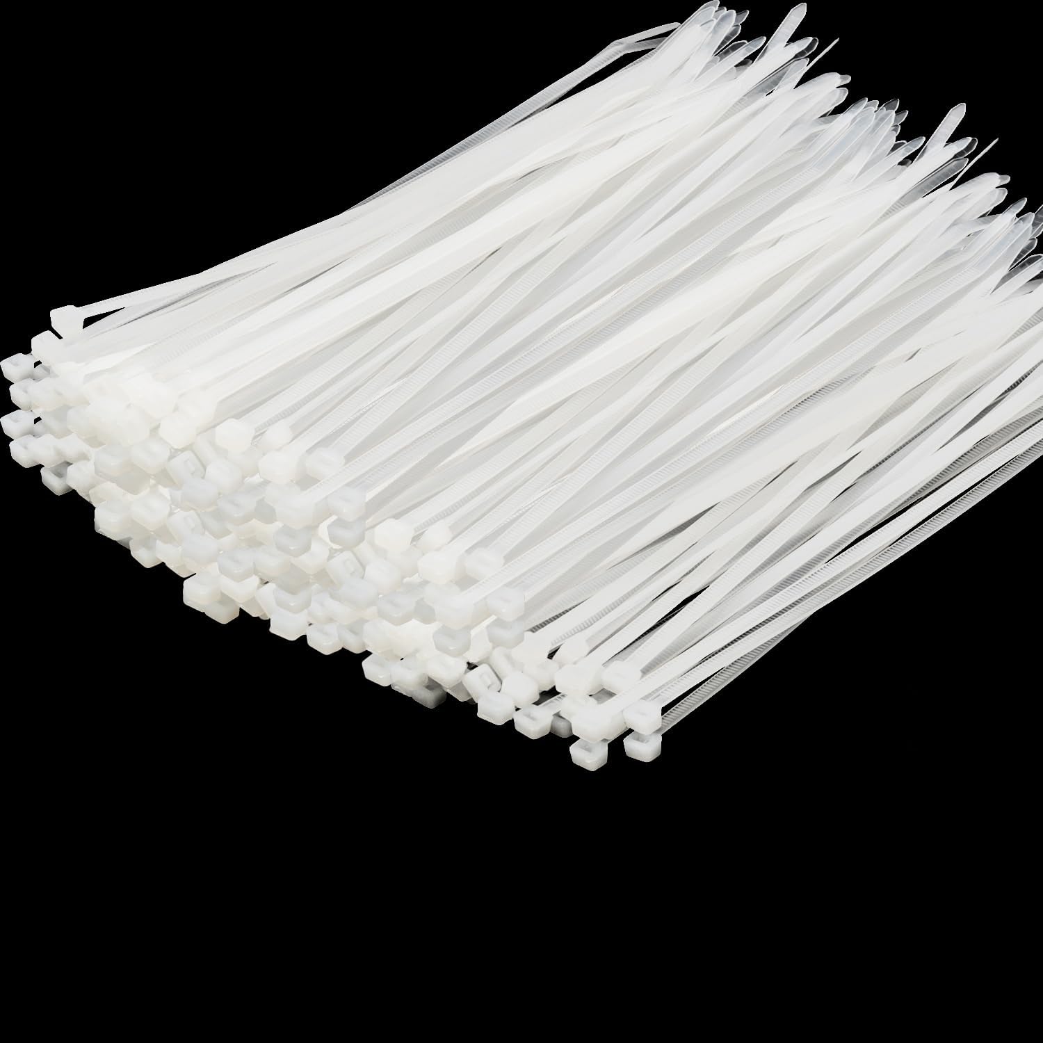 14 Inch Zip Ties White 1000 PCS, 40 Lbs- Heavy Duty Tensile Strength, Nylon PA66 UV Resistant Cable Ties for Indoor and Outdoor Use - Ideal for object bundling and fastening-VerdiqueGarden