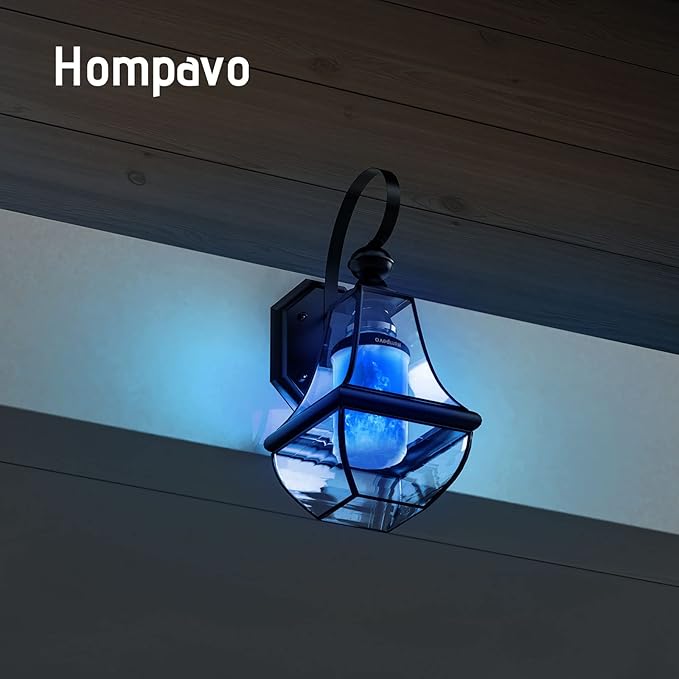 Hompavo 【Upgraded】 LED Flame Light Bulbs, Purple Flickering Light Bulbs with Upside Down Effect, E26/E27 Flame Bulb for Halloween Christmas Party Indoor and Outdoor Home Decoration (2 Pack)-VerdiqueGarden