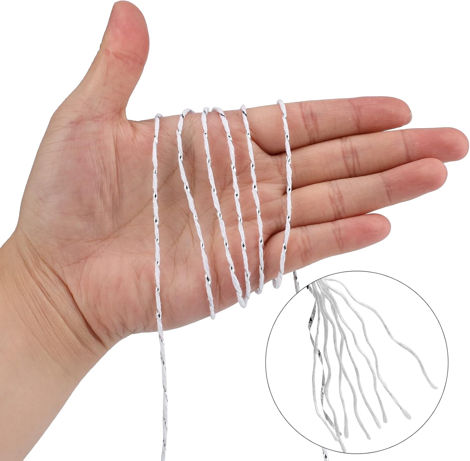 328 Feet Cotton Baker's Twine Gift Wrapping Holiday Twine Wedding Christmas String Cotton Cord Rope-VerdiqueGarden