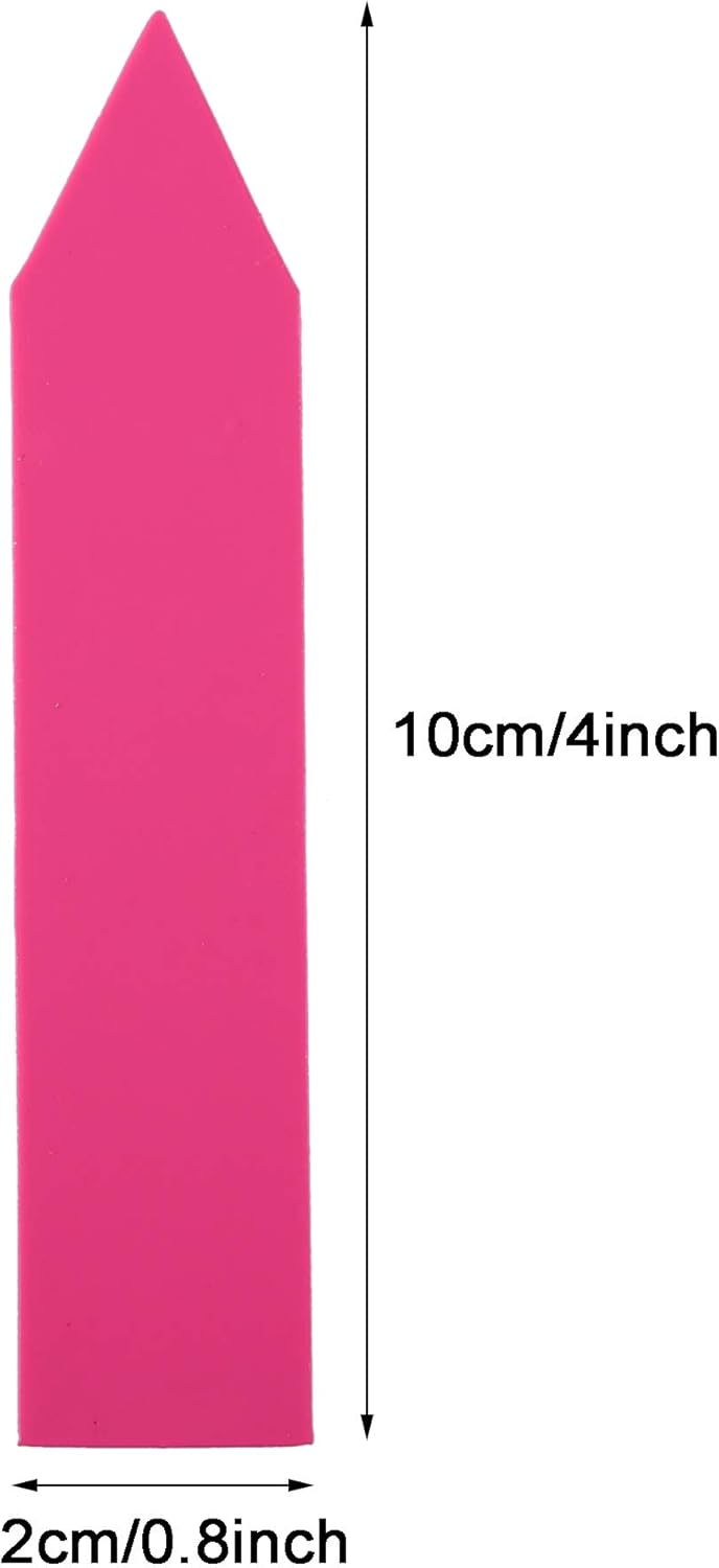 1000 Pcs 4 Inch Garden Plant Labels, Plastic Nursery Tags Waterproof Pot Seed Markers, Pink-VerdiqueGarden
