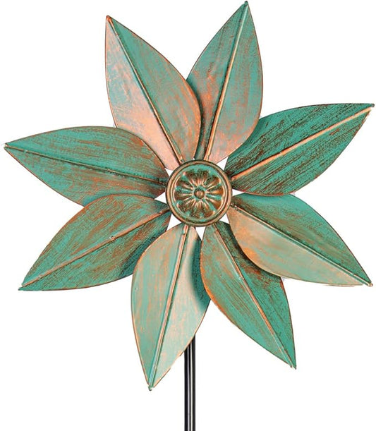 DREAMYSOUL Pinwheels for Yard and Garden, 38 Inches Metal Kinetic Wind Spinner for Outdoor Garden Patio Yard Decor-VerdiqueGarden