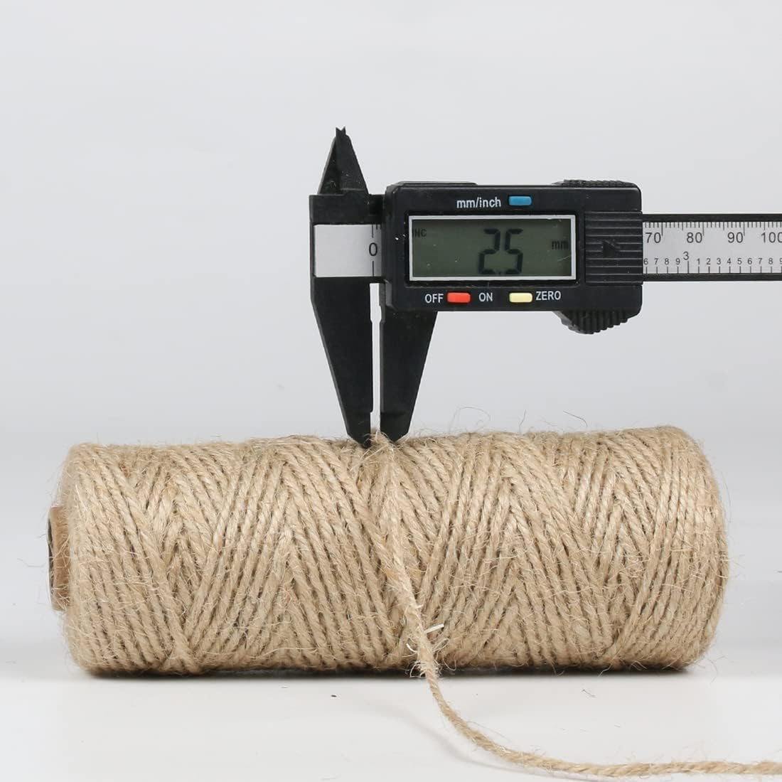 PerkHomy Garden Twine Strong Natural Jute 328 Feet Long Brown Twine for Gardening Tomato Climbing Plant Tie Floristry Crafts Gift Wrapping Packing Decor (Brown 2.5mm * 328feet)-VerdiqueGarden