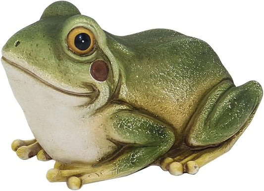 Hide a Key Frog Hand Painted Polyresin Outdoor Statue and Key Holder,Look and Feels Like a Real Frog for Yard,Garden,Patio-VerdiqueGarden