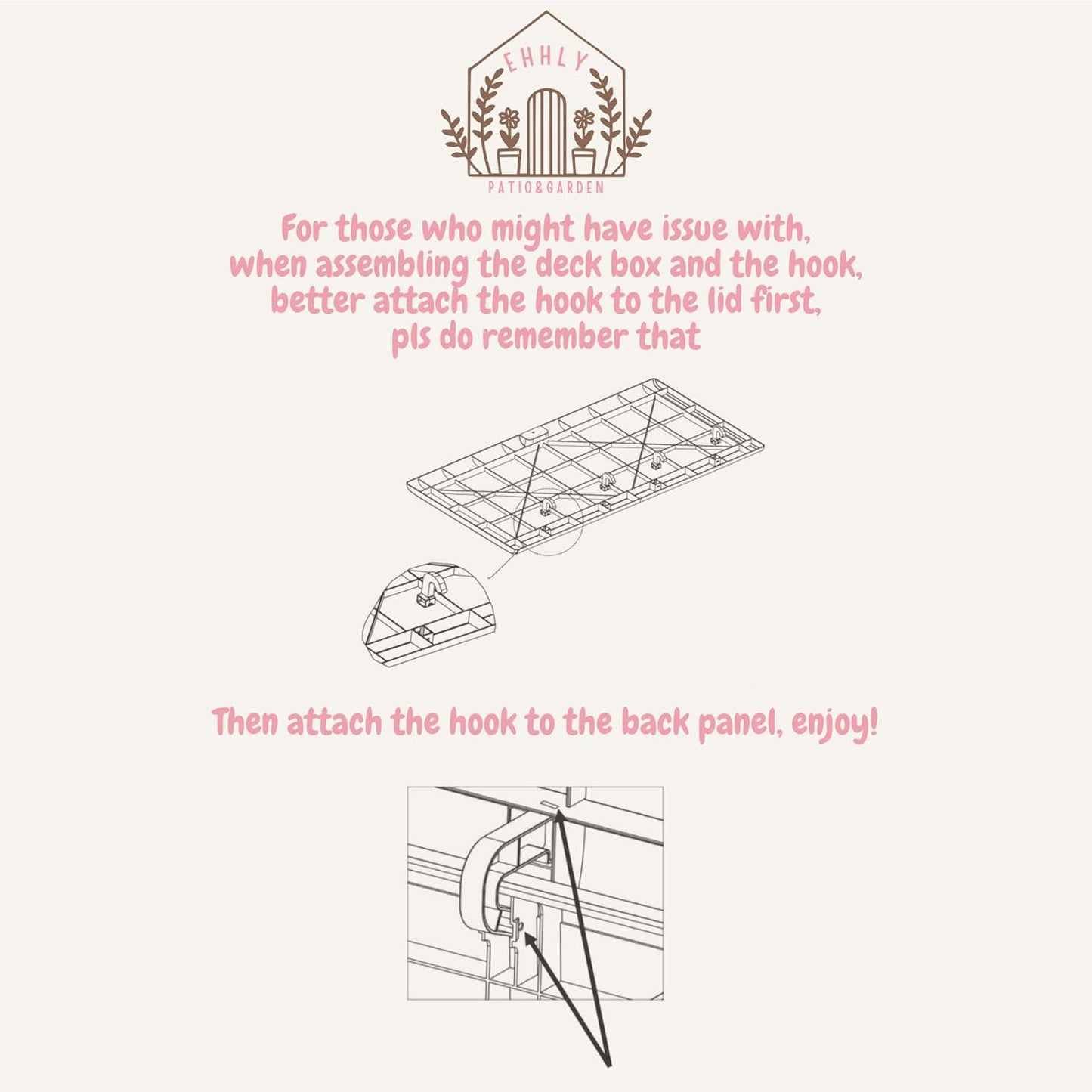 121 Gallon Outdoor Storage Box Large, Lockable Outside Storage Containers Waterproof Patio Cushions Deck Boxes, Rattan Plastic Garden Hose Boxes Resin Pool Storage Bins, Grey-VerdiqueGarden