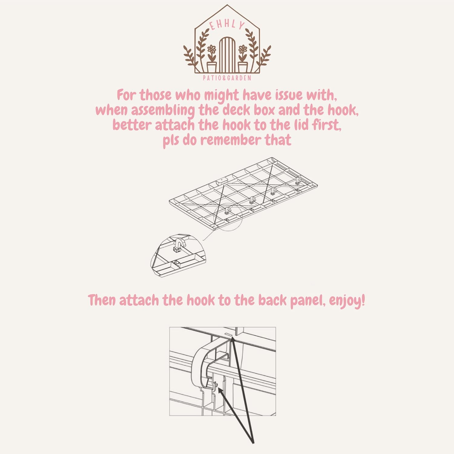 121 Gallon Outdoor Storage Box Large, Lockable Outside Storage Containers Waterproof Patio Cushions Deck Boxes, Rattan Plastic Garden Hose Boxes Resin Pool Storage Bins, Grey-VerdiqueGarden