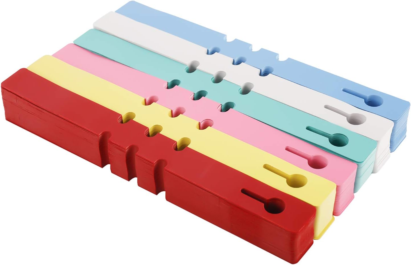 YaeCCC 600 Pcs Plant Labels, PVC Plant Tags for Garden Adjustable Waterproof Plant Tags 6 Colors-VerdiqueGarden