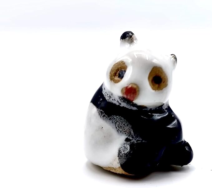 Live Dwarf Juniper Bonsai Tree 4-5years Old with Cute Ceramic Panda | Juniper or Jade Bonsai Tree | Indoor/Outdoor | 100% Handcrafted| Home and Office Décor | Best Gift for Holiday-VerdiqueGarden