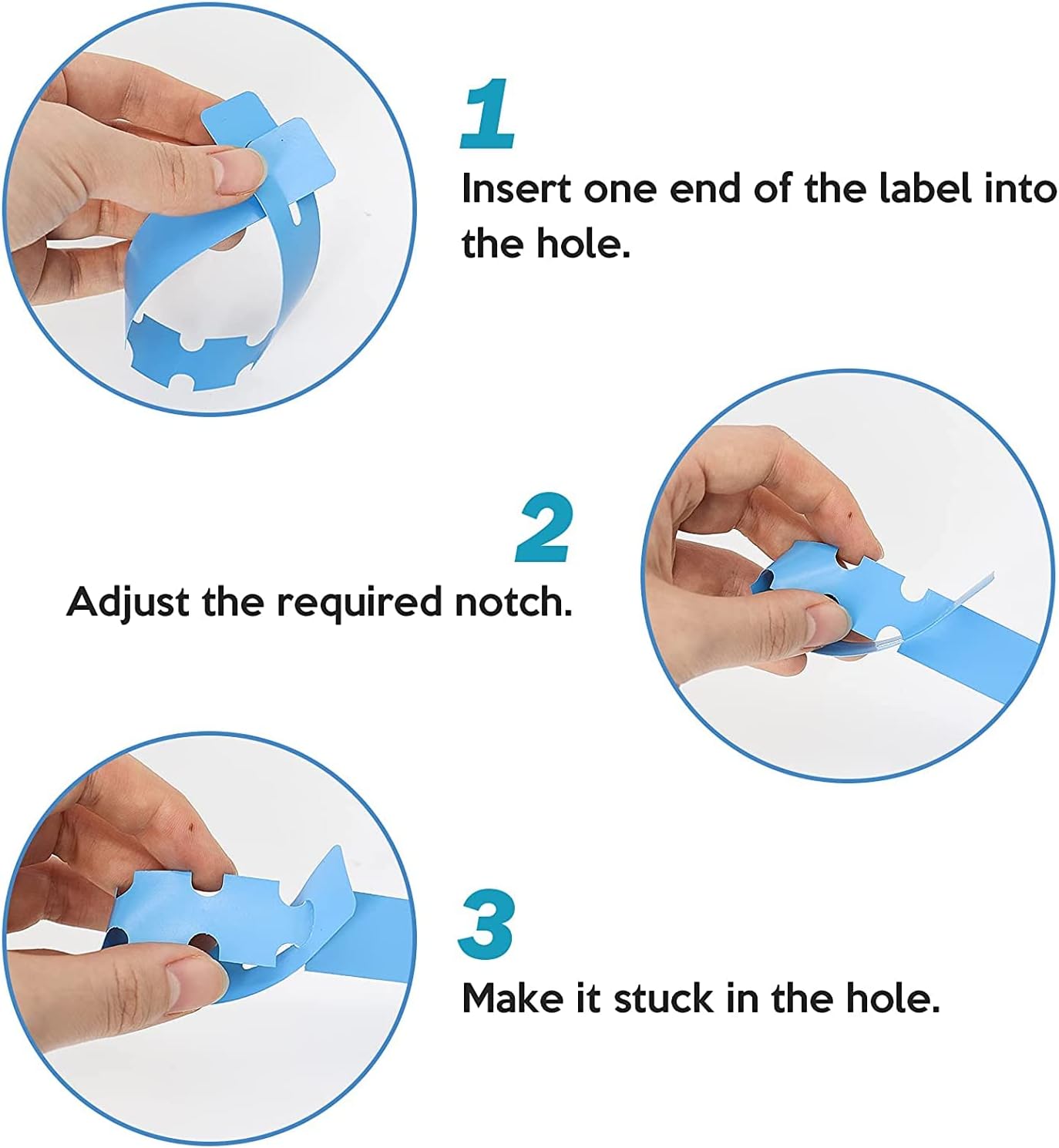 100Pcs Pink Tree Tags Wrap Around Plant Tags Markers,Removable, Adjustable Garden Labels Plant Tags with Large Writing Surface 8.27"x0.8"-VerdiqueGarden