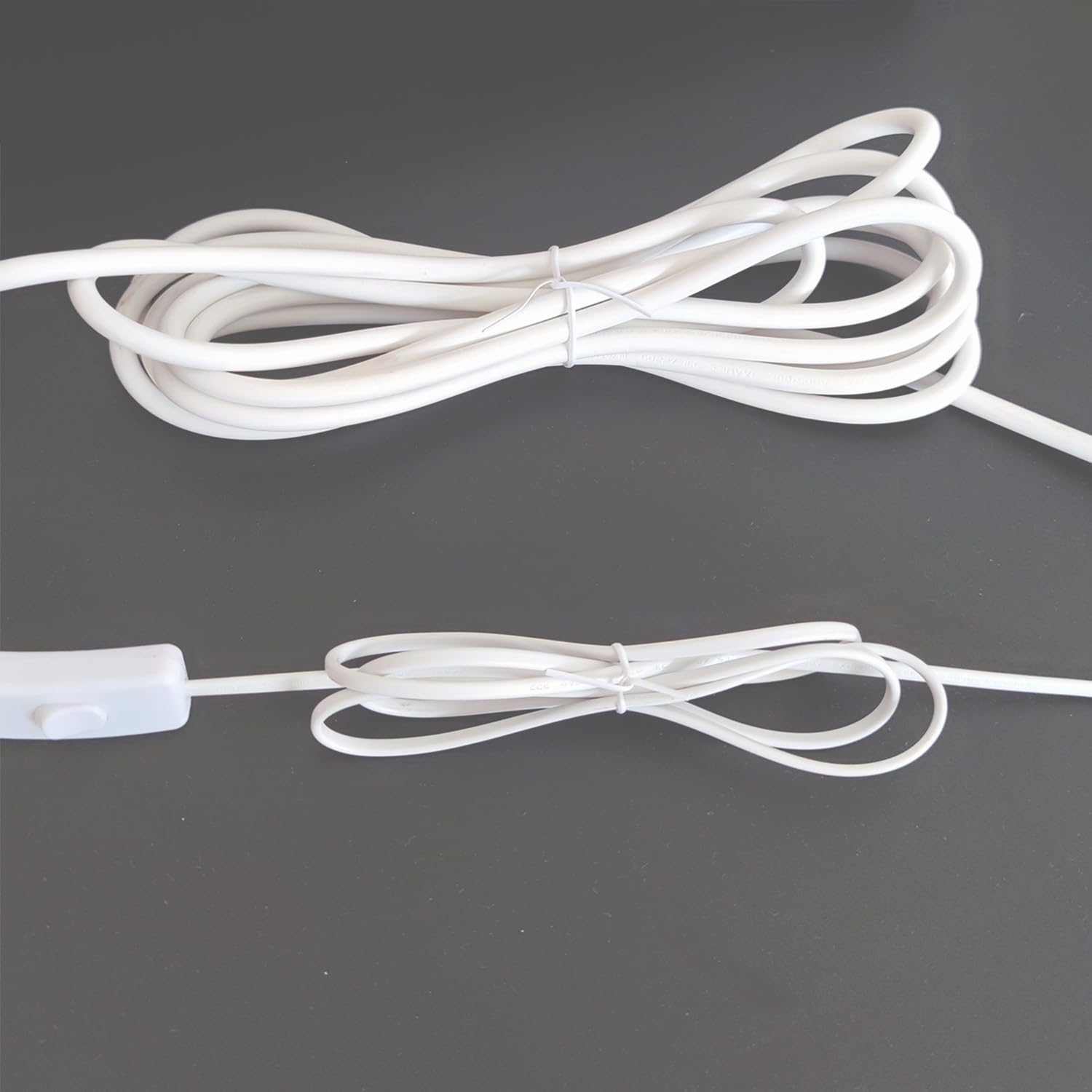 1000 pcs 8 inch White Cable Twist Ties Plastic Twist Ties with Rugged Metal Innercores Reusable Fastening Cable Cord Wire Ties-VerdiqueGarden