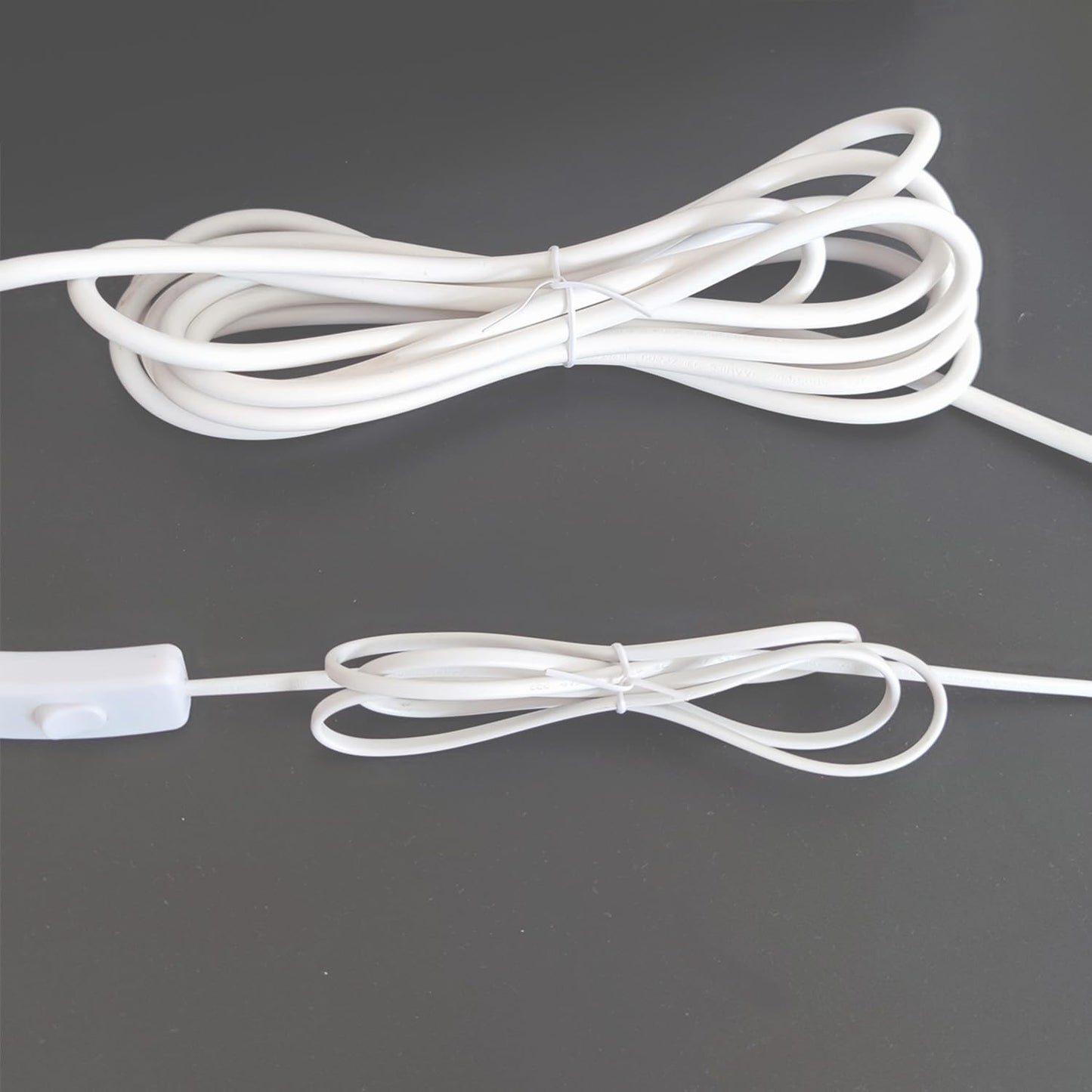 1000 pcs 10 inch White Cable Twist Ties Plastic Twist Ties with Rugged Metal Innercores Reusable Fastening Cable Cord Wire Ties-VerdiqueGarden