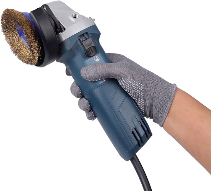 24Pcs Work Gloves Anti-slip Knitted Stretchy Cloth Glove Thin Moist Glove Liners-VerdiqueGarden