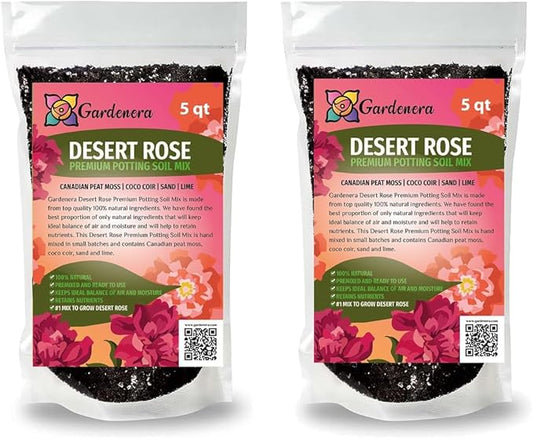 Desert Rose Potting Mix - Crafted for Superior Performance and Stunning Blooms - 10 QUARTS-VerdiqueGarden