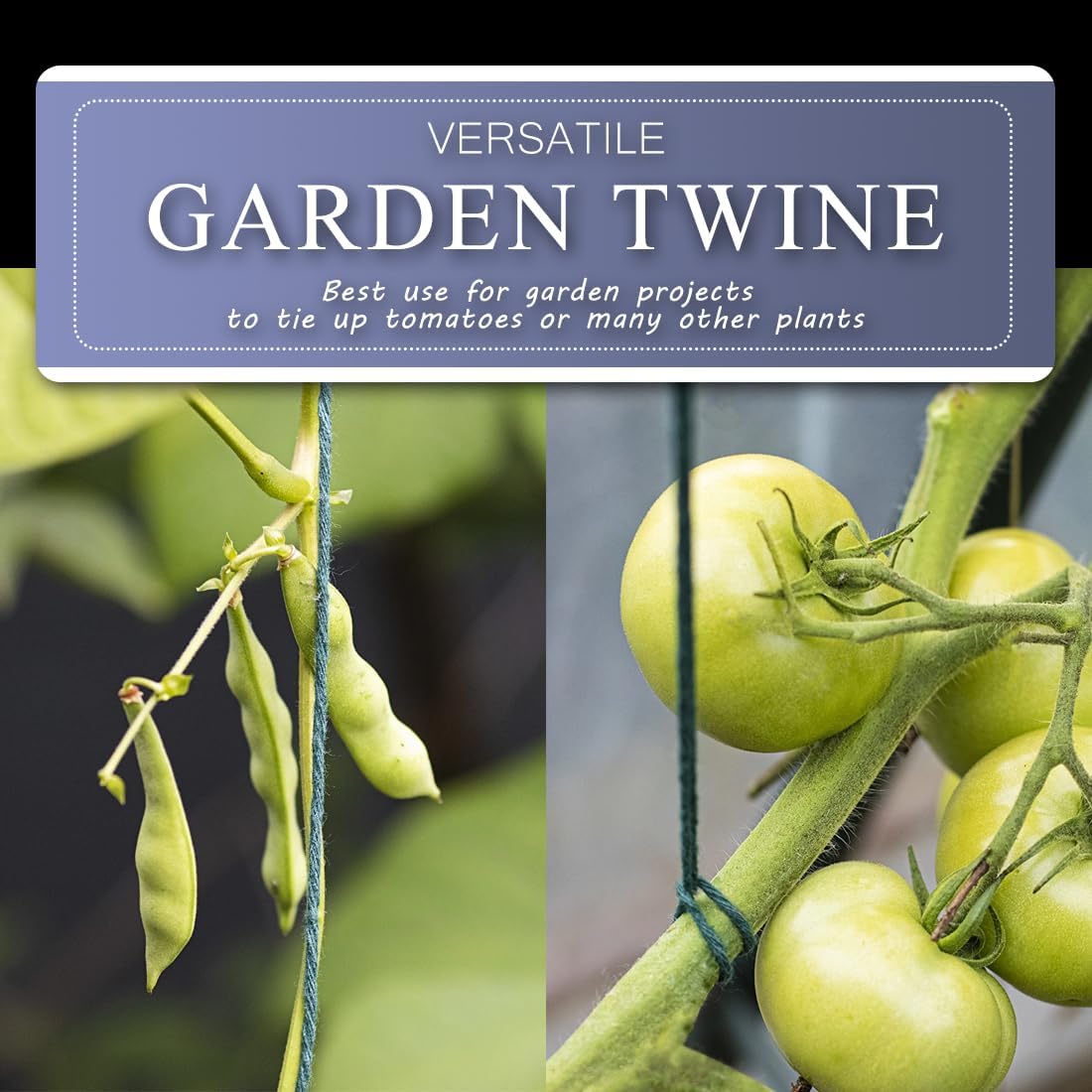 PerkHomy Garden Twine Strong Natural Jute 400 Feet Long Brown Twine for Gardening Tomato Climbing Plant Tie Floristry Crafts Gift Wrapping Packing Decor (Brown 2mm * 400feet)-VerdiqueGarden