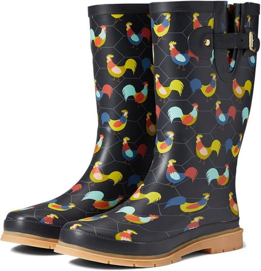 Western Chief Women's Tall Waterproof Rain Boot Outdoor Garden Shoes-VerdiqueGarden