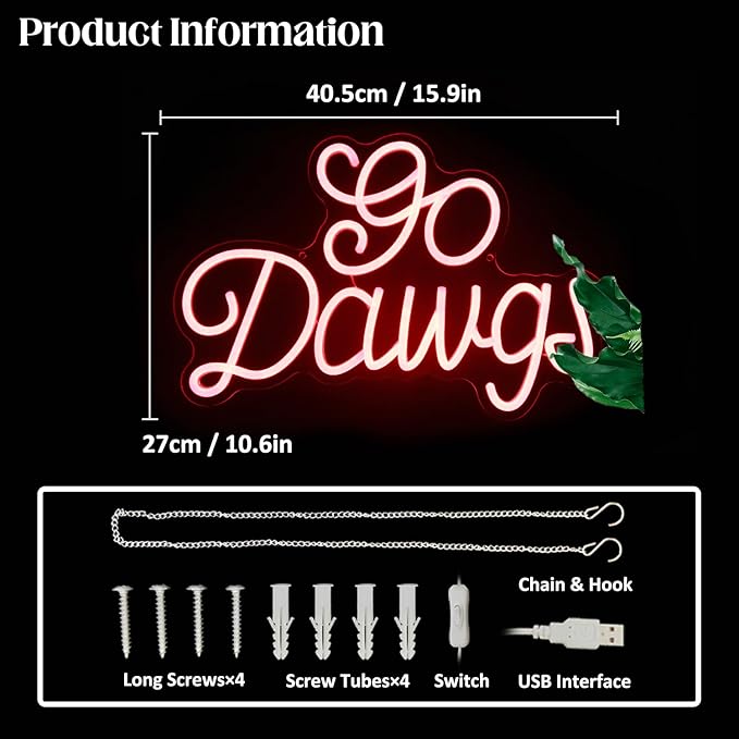 American Football Neon Sign Football Led Neon Light University Fans Rugby Game Neon LED Sign Red Letters Neon Light Up Sign for Bedroom Game Room Man Cave Party Decor Football Fans Gifts-VerdiqueGarden