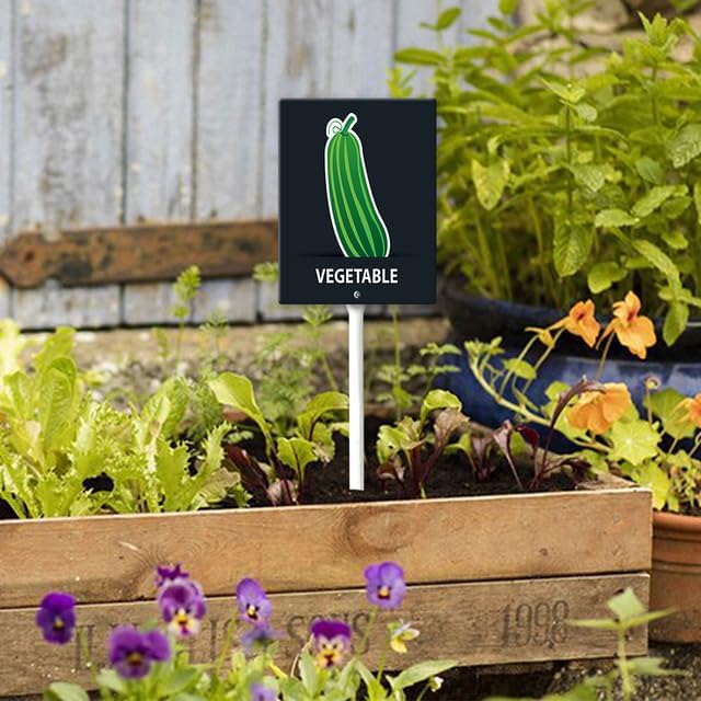 Eveokoki Aluminum Seed & Plant Labels - Plant Markes for Seedlings-Plant Tags for Pots - Garden Signs for Vegetable - Durable Markers for Plants Outdoor Waterproof - Garden Decor for Farmhouse-VerdiqueGarden